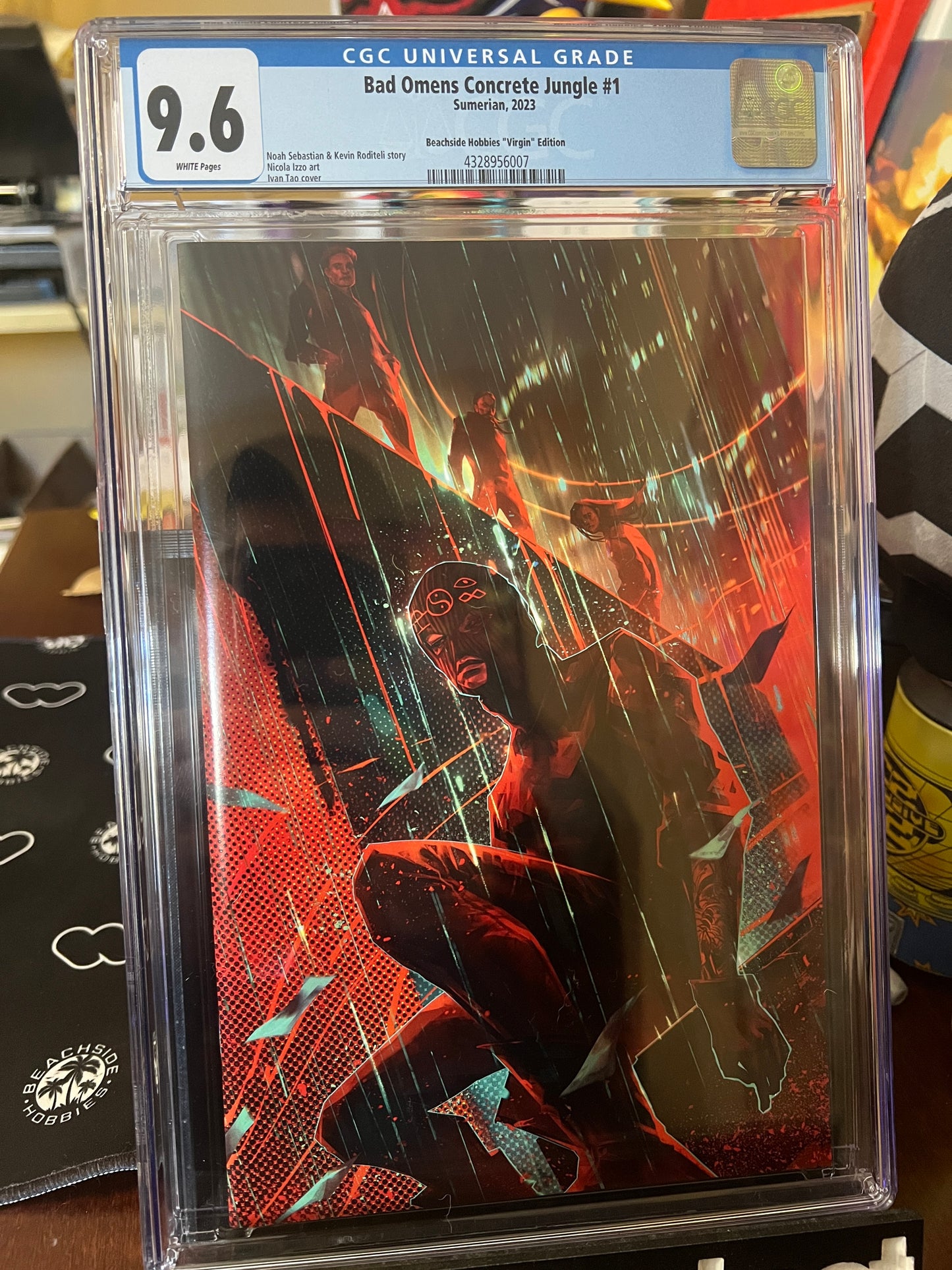 CGC 9.6 Bad Omens Concrete Jungle #1 Ivan Tao Color Splash Exclusive