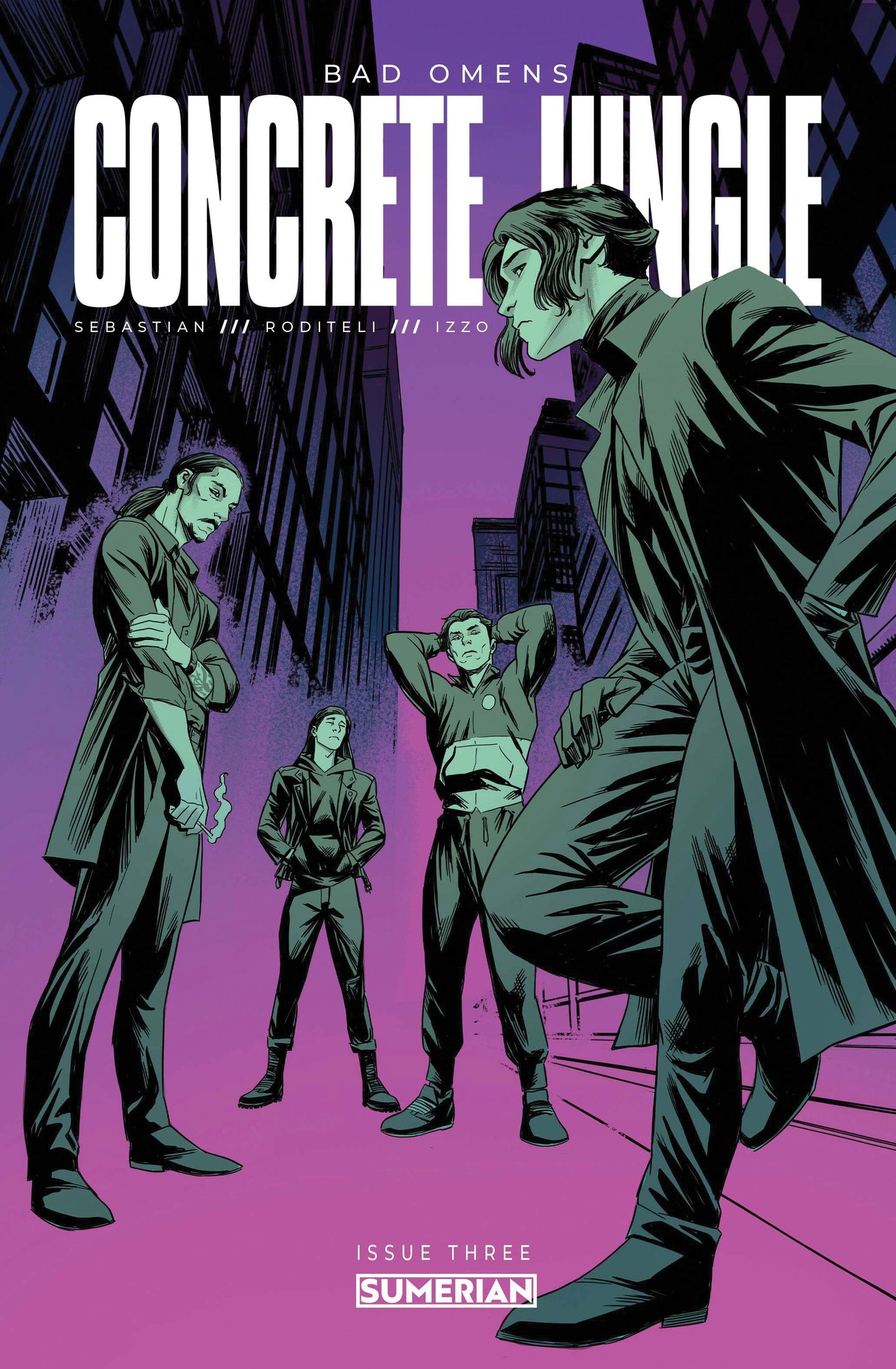 BAD OMENS CONCRETE JUNGLE #3 COVER B BY FIORELLI