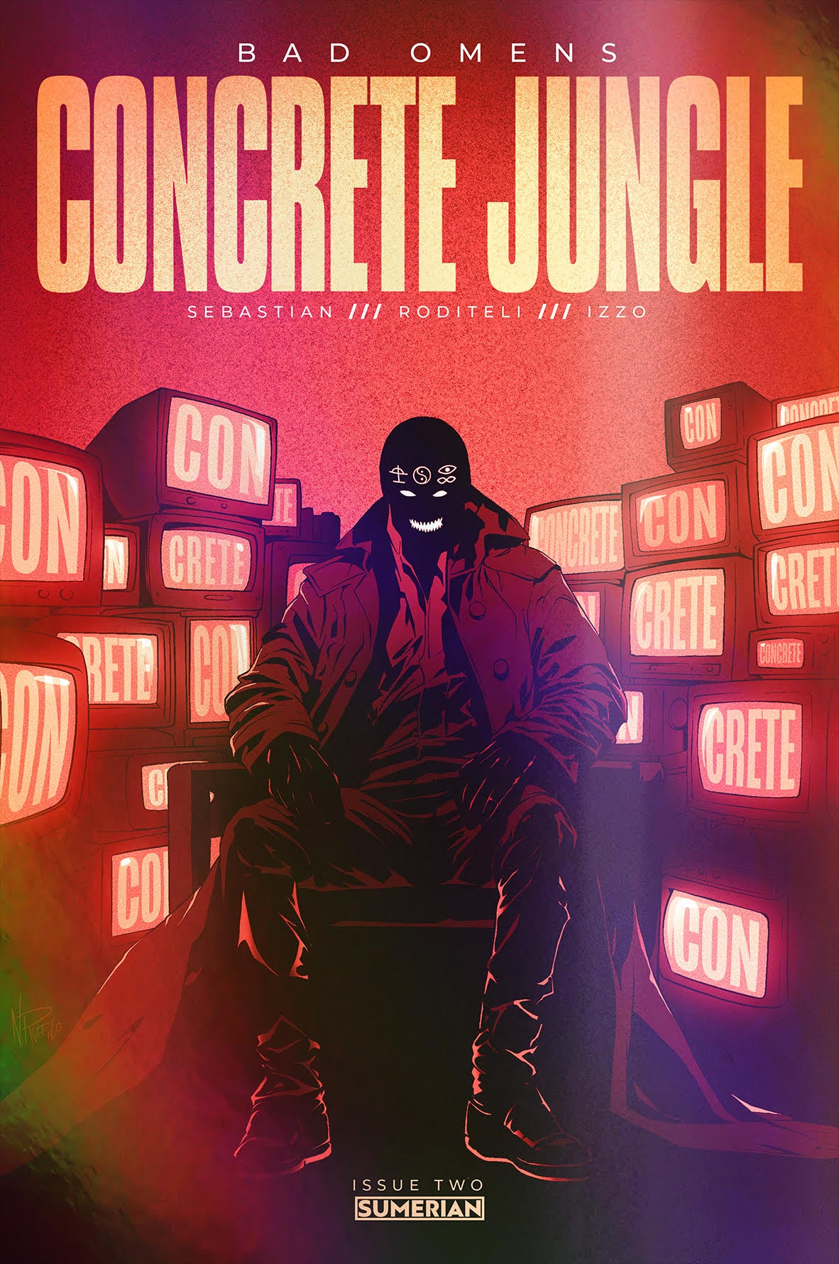Nicholas Ruffillo Bad Omens Concrete Jungle #2 Nicholas Ruffilo Exclusive Limited to 200 ...